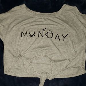 Junior girls crop top